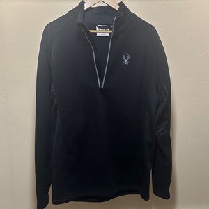 Spyder Men's Black Zip-Up Sweater
